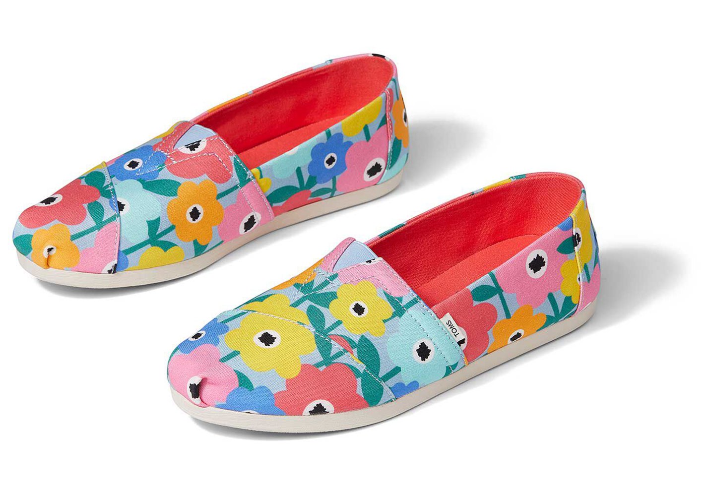 Toms Espadryle Damskie Kolorowe - Alpargata Flower Fields - 98RGVFZIB